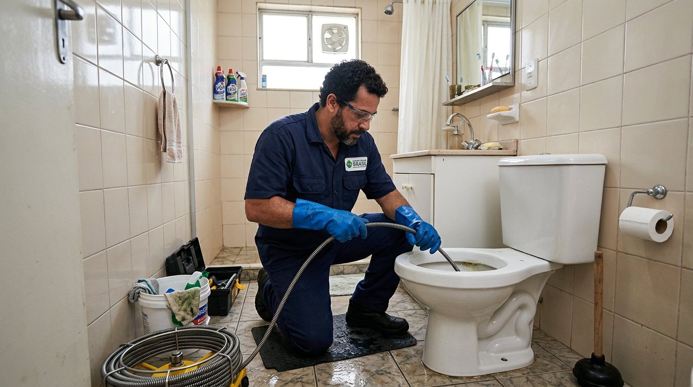 Desentupimento de Vaso com Equipamento em Volta Redonda‑RJ