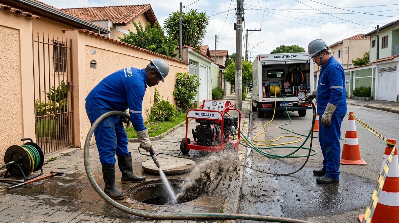 Hidrojateamento Residencial em Volta Redonda‑RJ