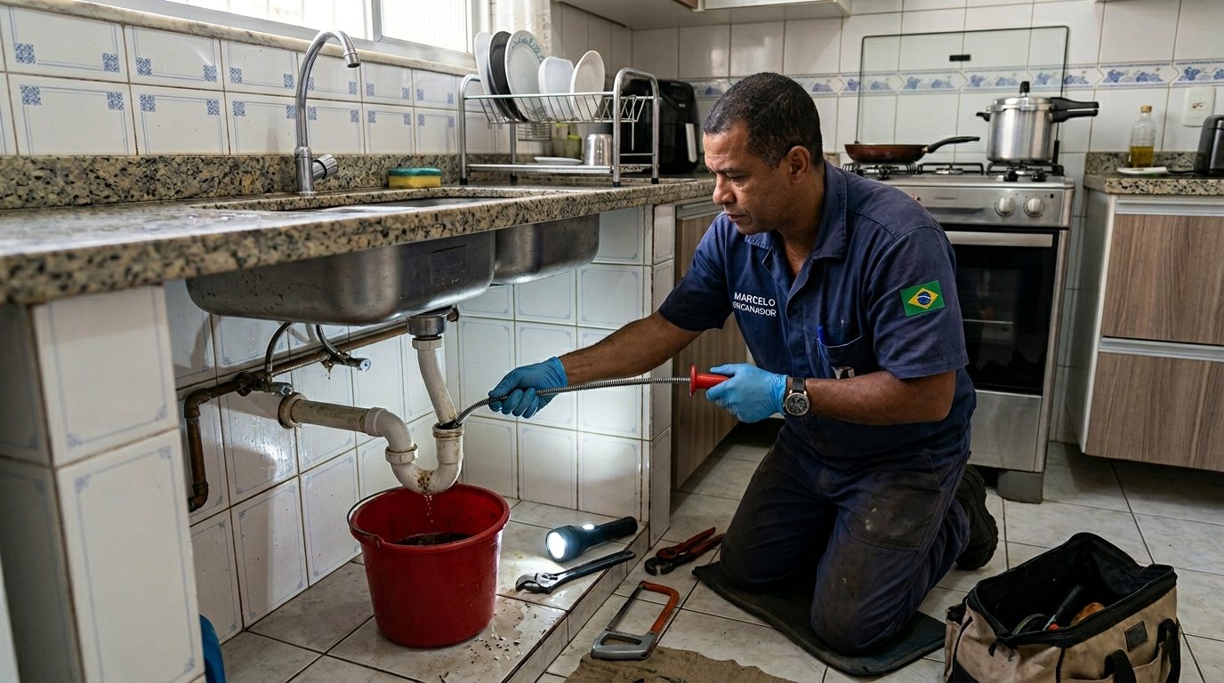 Ligação da Pia da Cozinha em Volta Redonda‑RJ